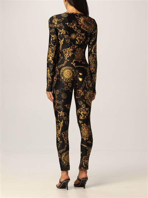 fake versace jumpsuit|Versace couture jumper.